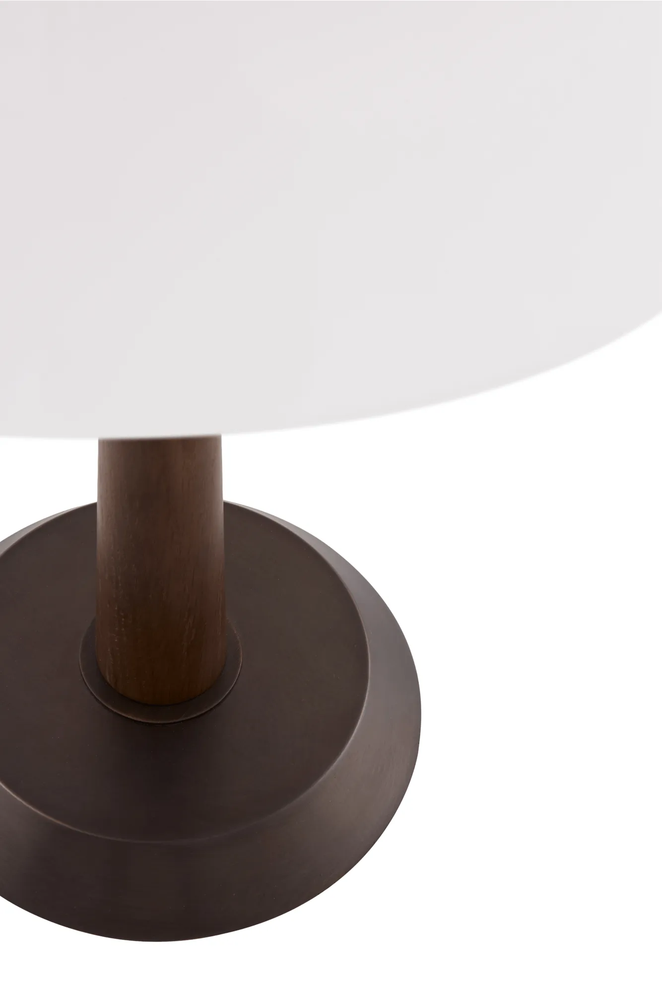 Lámpara de mesa Ligna, Teñido de marrón, Ø29x39,2 cm Globen Lighting