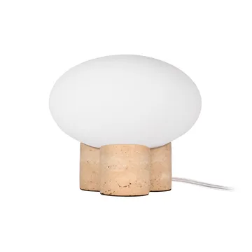 Lámpara de mesa Mammut Ø20 cm - Travertino - Globen Lighting