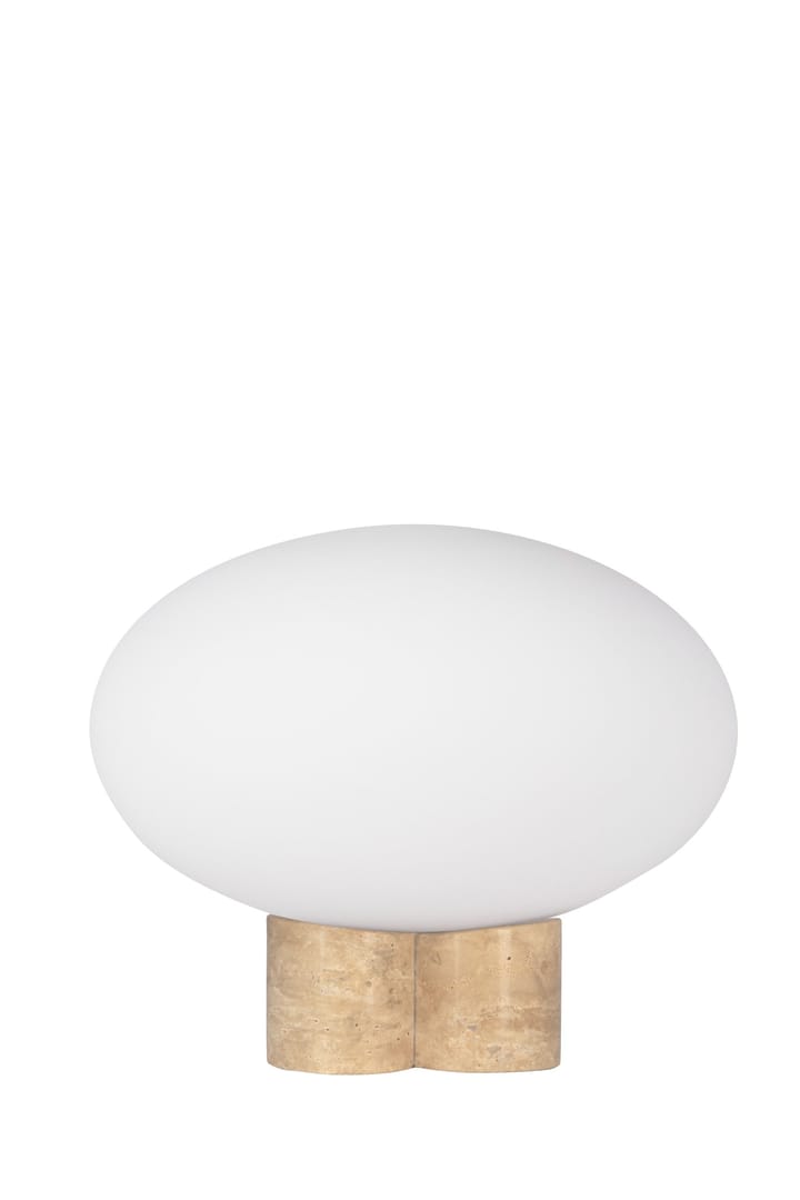 Lámpara de mesa Mammut Ø28 cm, Travertin Globen Lighting