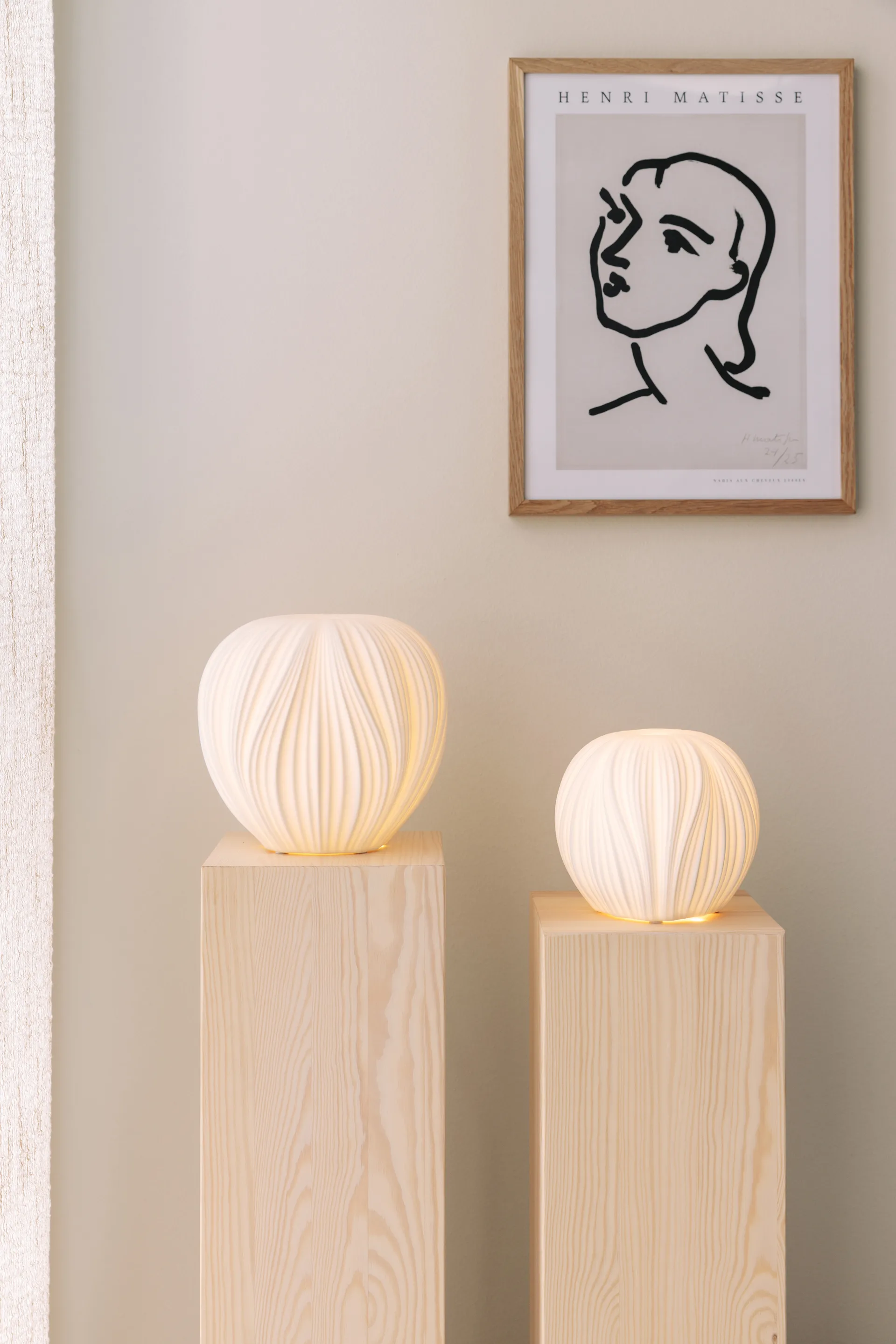 Lámpara de mesa Milo, Blanco, 16 cm Globen Lighting