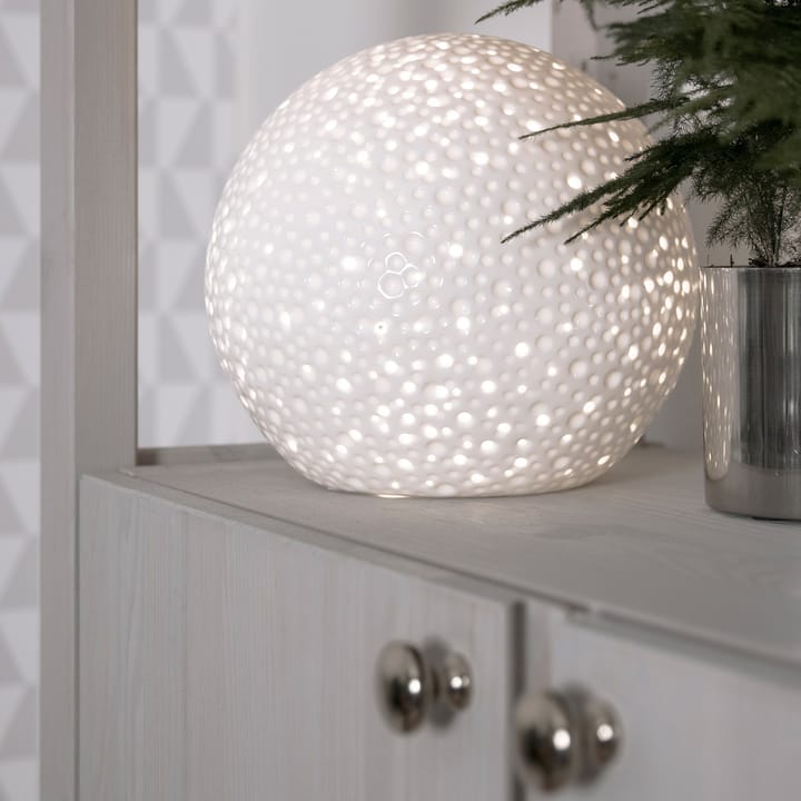 Lámpara de mesa Moonlight XL 21 cm, blanco Globen Lighting