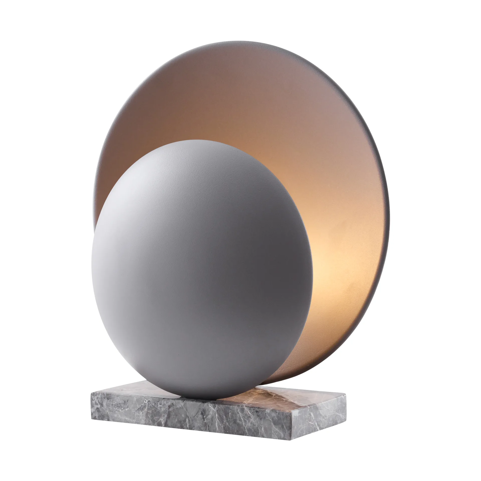 Lámpara de mesa Orbit, Gris Globen Lighting