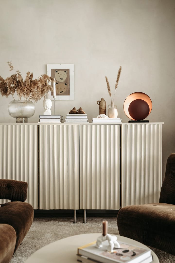 Lámpara de mesa Orbit, Maroon-black Globen Lighting