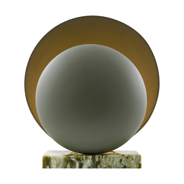 Lámpara de mesa Orbit, Verde musgo Globen Lighting