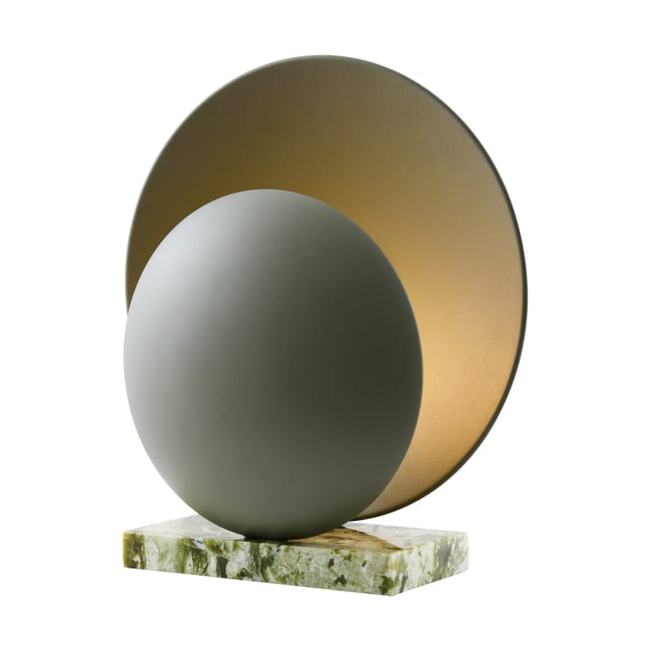 Lámpara de mesa Orbit, Verde musgo Globen Lighting