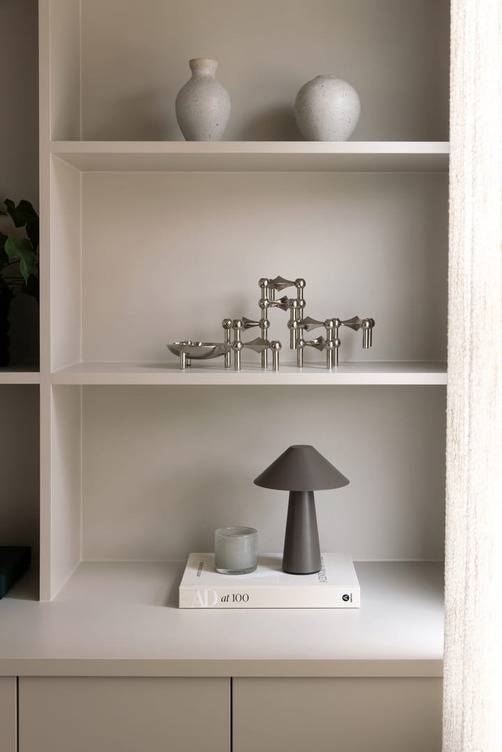 Lámpara de mesa portátil Cannes, Marrón Globen Lighting