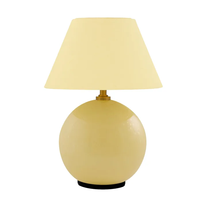 Lámpara de mesa portátil Iris 16 - Amarillo mantequilla - Globen Lighting