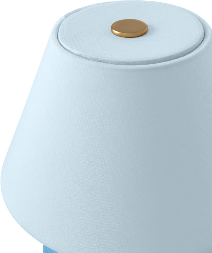 Lámpara de mesa portátil Iris 16 , Azul paloma Globen Lighting