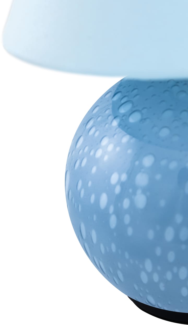 Lámpara de mesa portátil Iris 16 , Azul paloma Globen Lighting