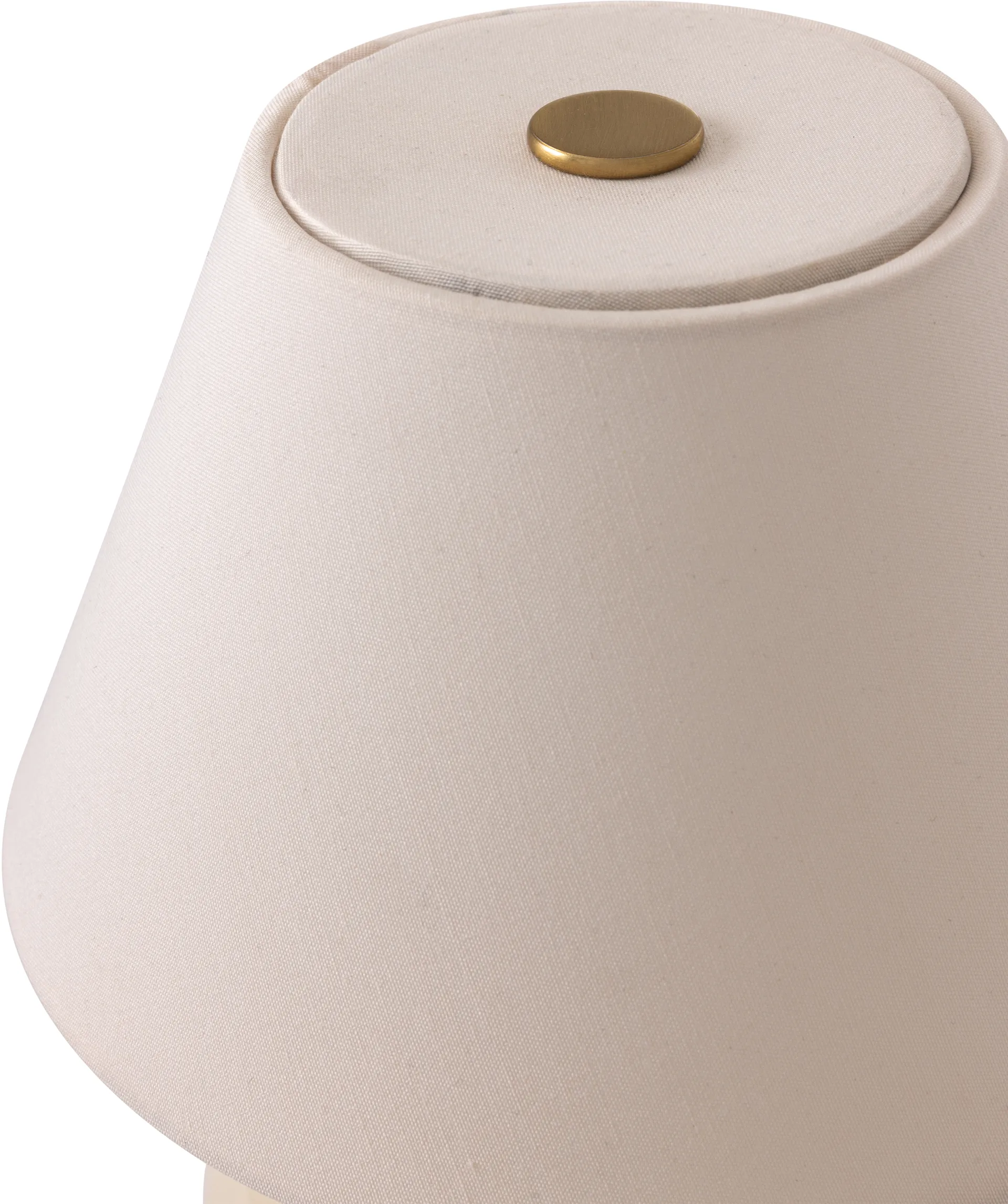 Lámpara de mesa portátil Iris 16, Crema Globen Lighting