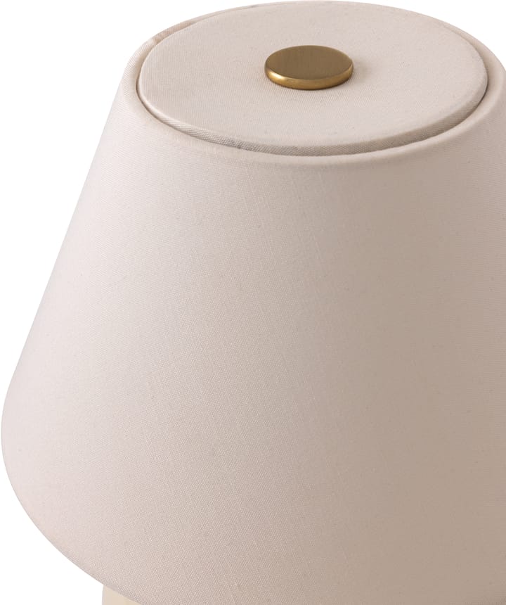 Lámpara de mesa portátil Iris 16 , Crema Globen Lighting