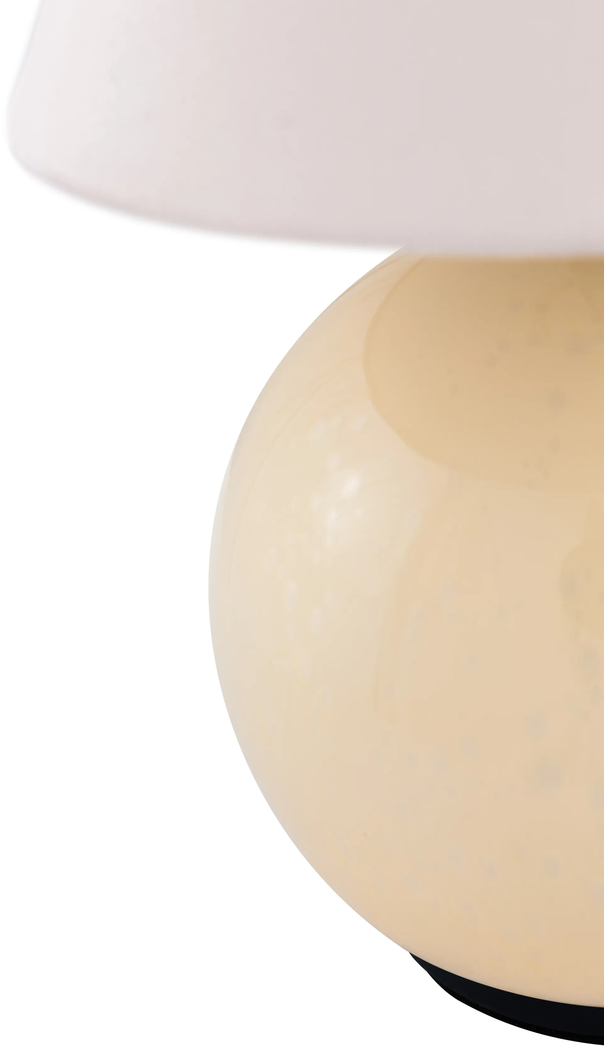 Lámpara de mesa portátil Iris 16, Crema Globen Lighting