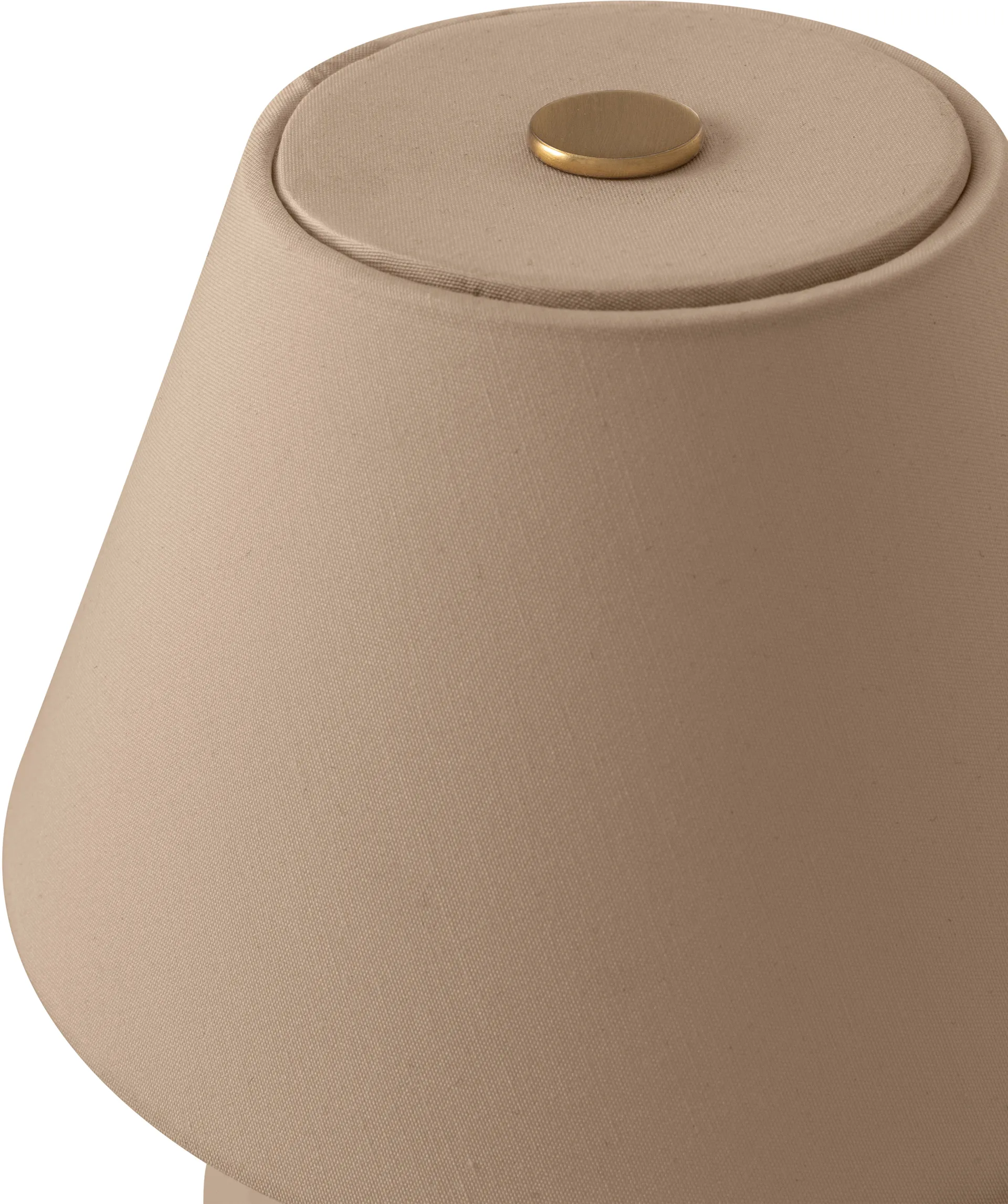 Lámpara de mesa portátil Iris 16, Mocha Globen Lighting