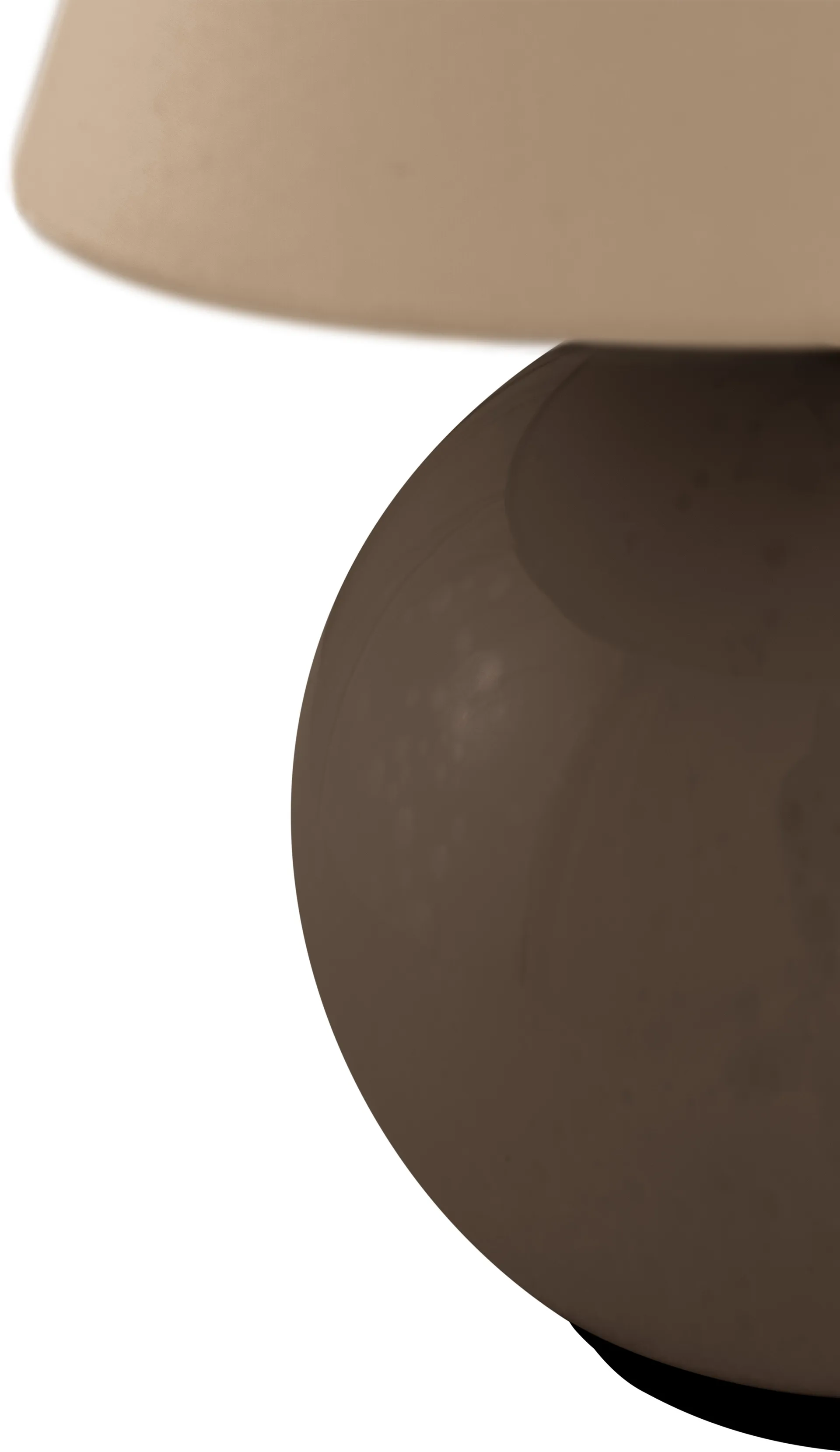 Lámpara de mesa portátil Iris 16, Mocha Globen Lighting