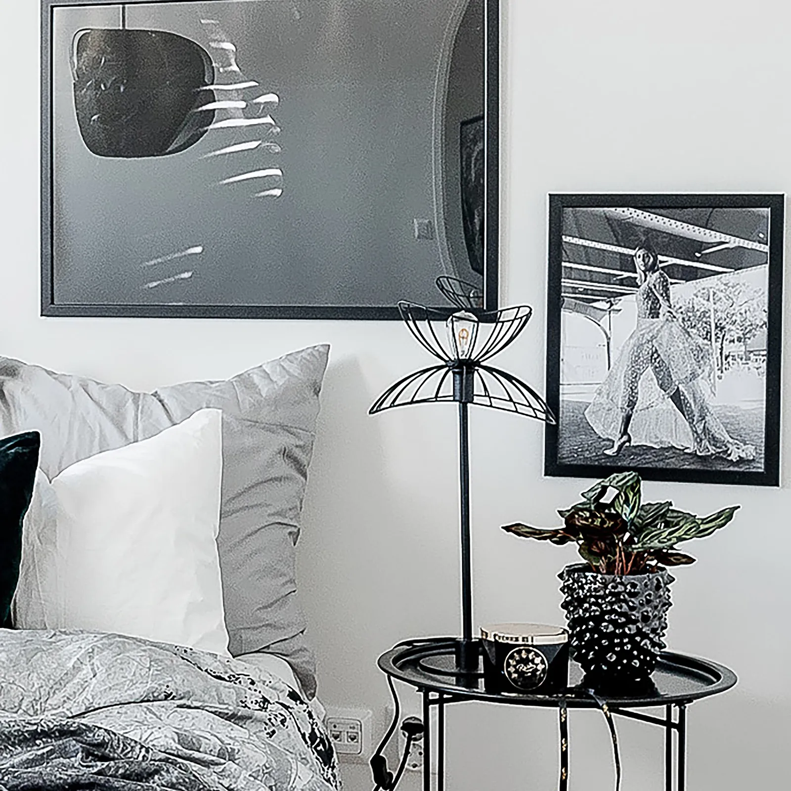 Lámpara de mesa Ray, negro Globen Lighting