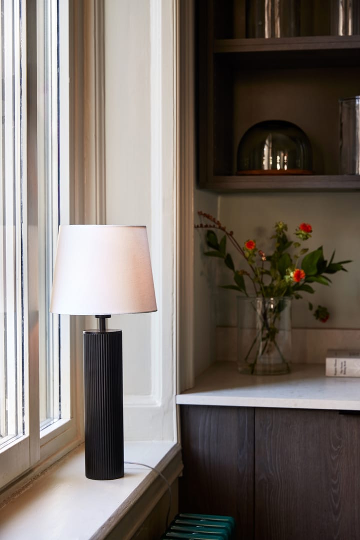 Lámpara de mesa Rib 8, Negro Globen Lighting