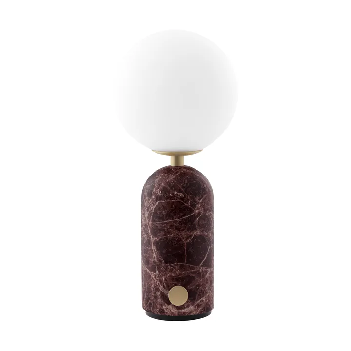 Lámpara de mesa Torrano portátil - Rosso levanto - Globen Lighting