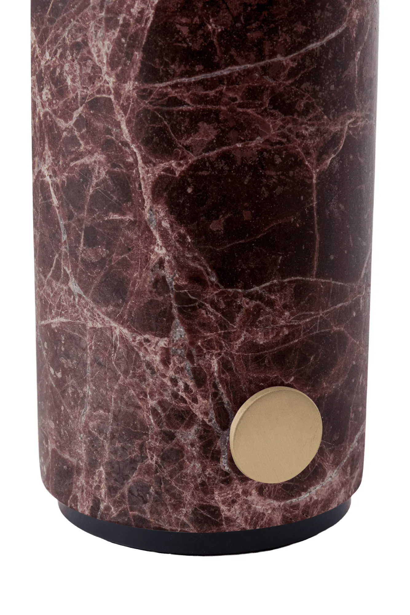 Lámpara de mesa Torrano portátil, Rosso levanto Globen Lighting