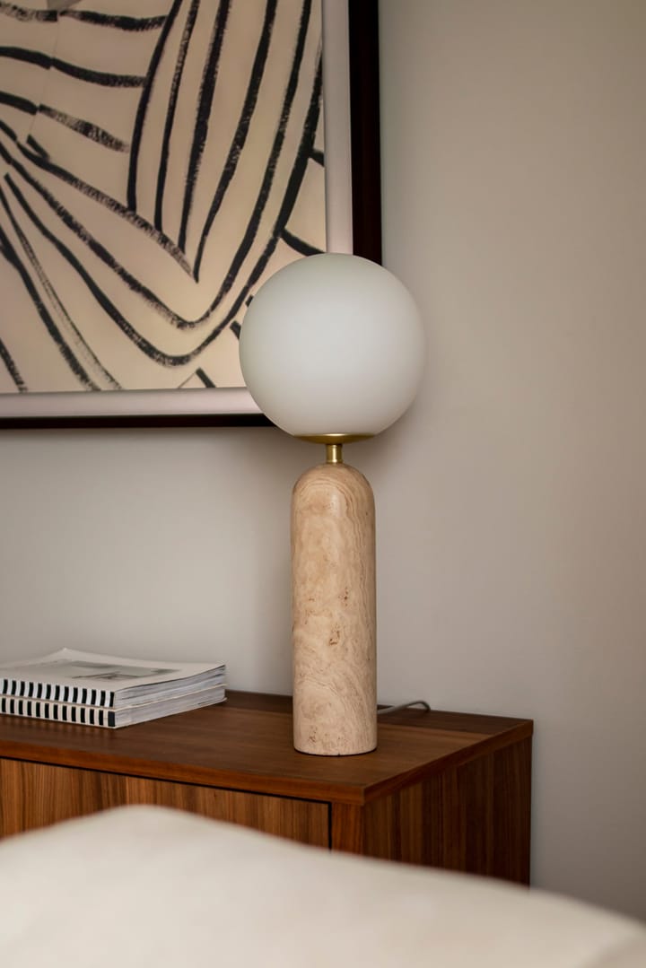 Lámpara de mesa Torrano, Travertin Globen Lighting