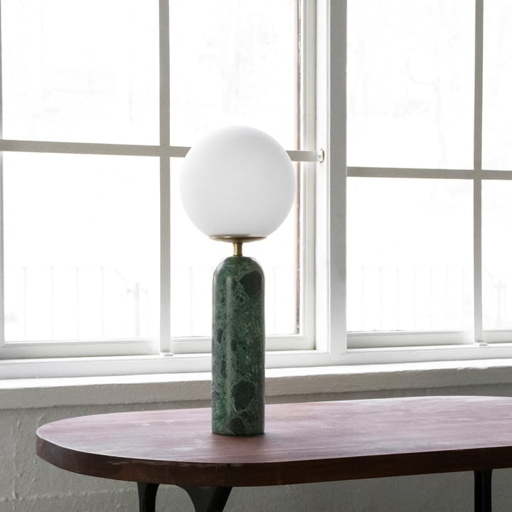 Lámpara de mesa Torrano, verde Globen Lighting
