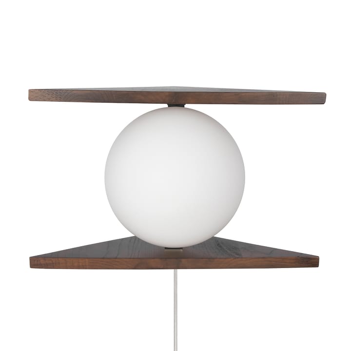 Lámpara de pared Angolo, marrón Globen Lighting
