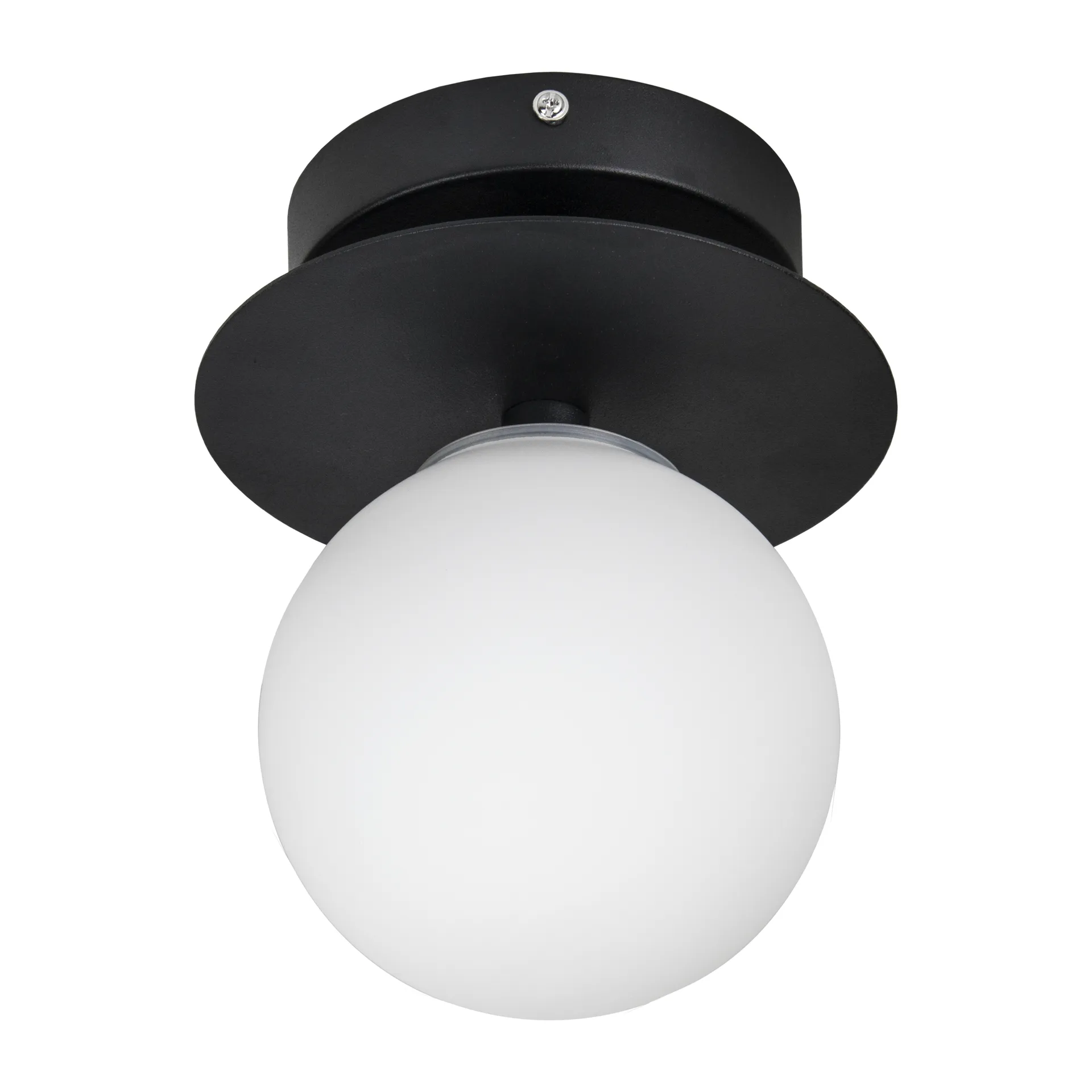 Lámpara de pared Art Deco IP44, Negro-blanco Globen Lighting