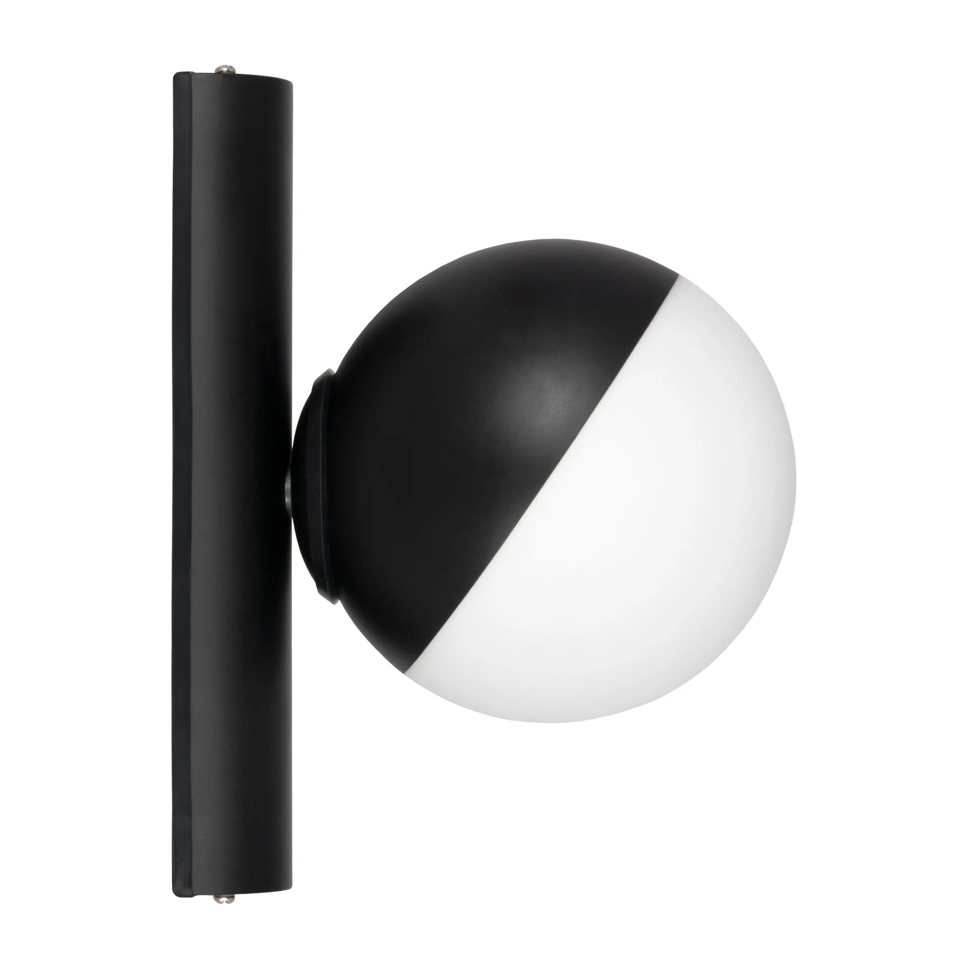 Lámpara de pared Contur Ø15 cm, Negro-blanco Globen Lighting