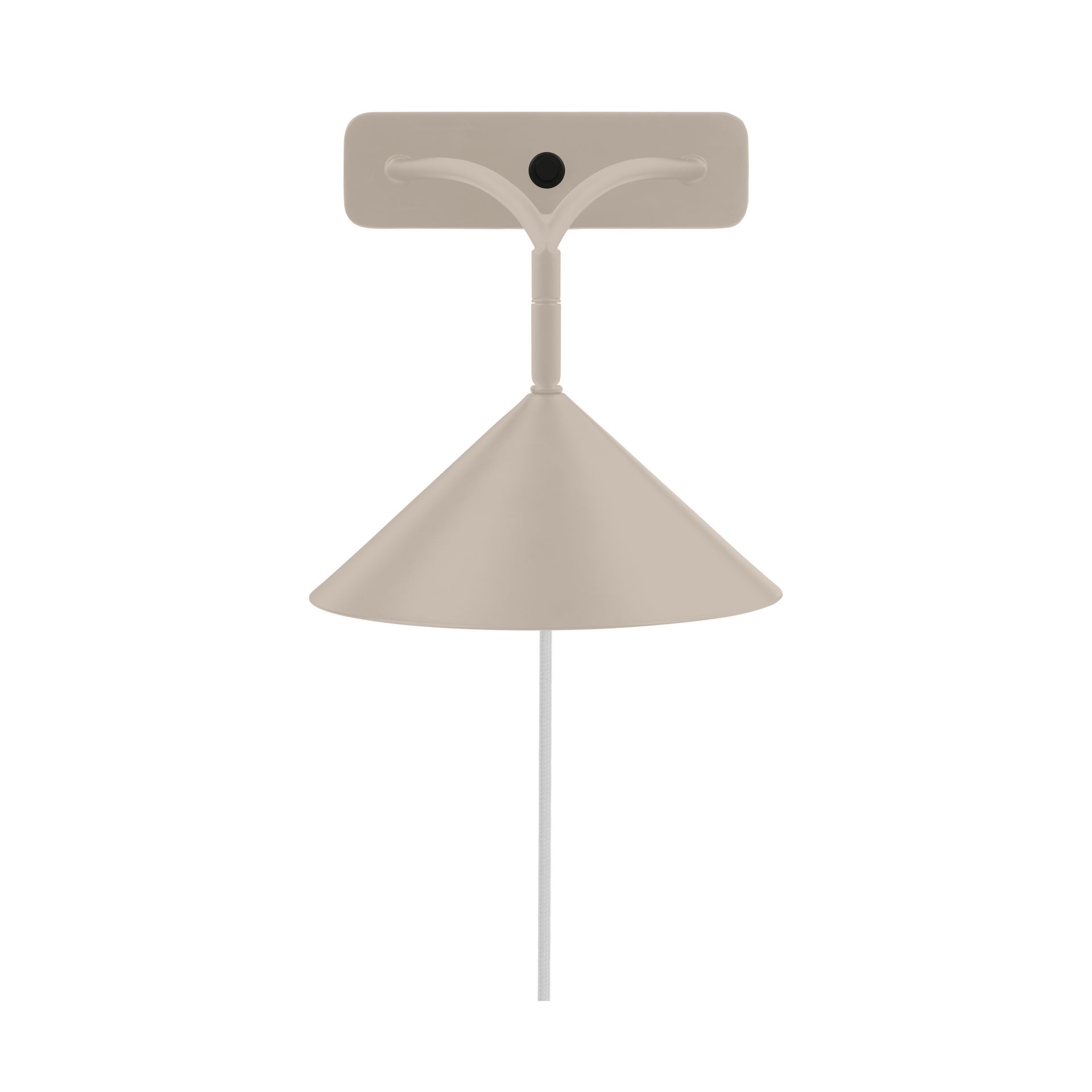 Lámpara de pared Curve, Beige Globen Lighting