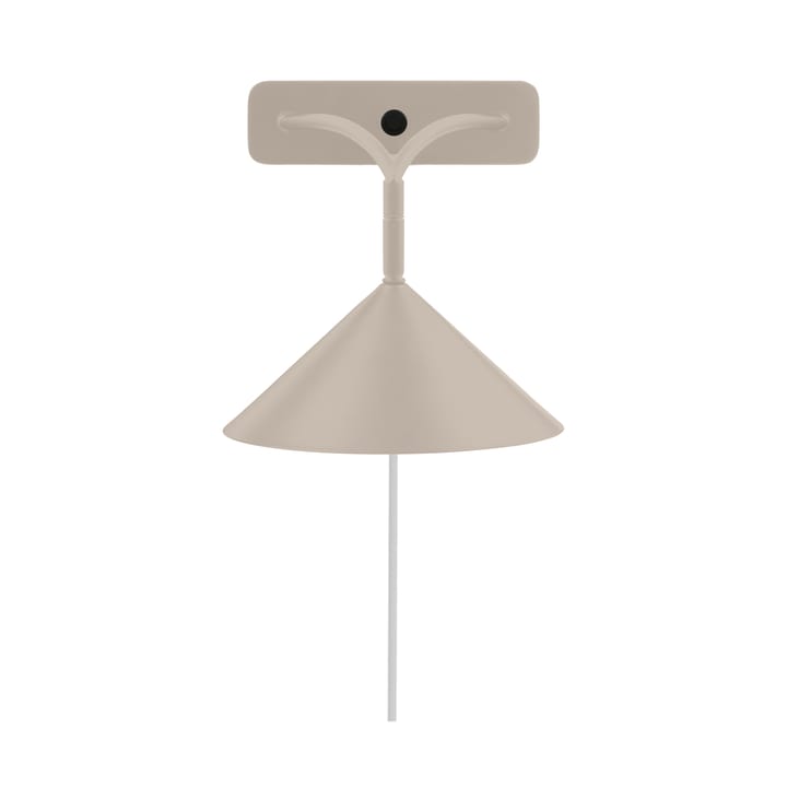Lámpara de pared Curve, Beige Globen Lighting