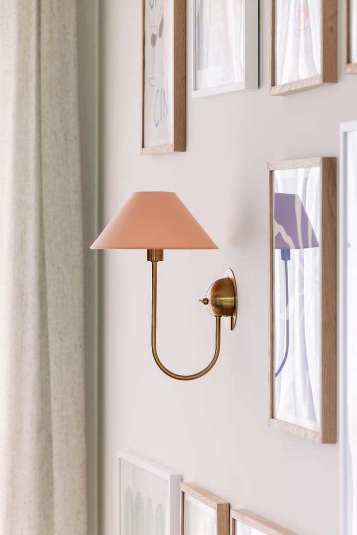 Lámpara de pared Iris, Blush Globen Lighting