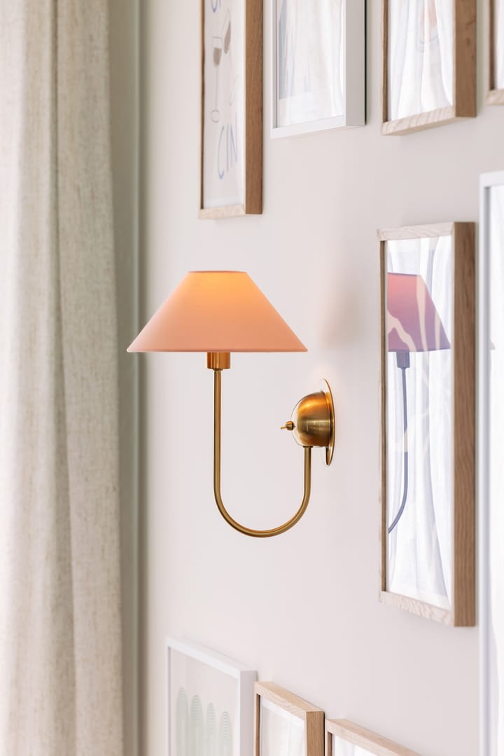 Lámpara de pared Iris, Blush Globen Lighting