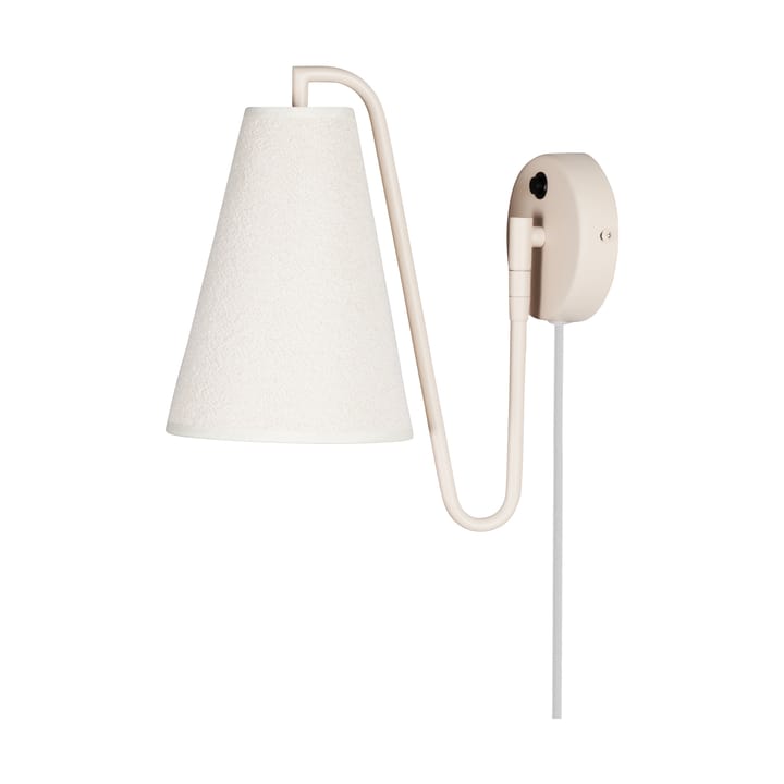 Lámpara de pared Lou - Bouclé blanco-beige - Globen Lighting