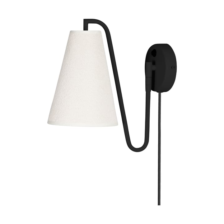 Lámpara de pared Lou - Bouclé blanco-negro - Globen Lighting