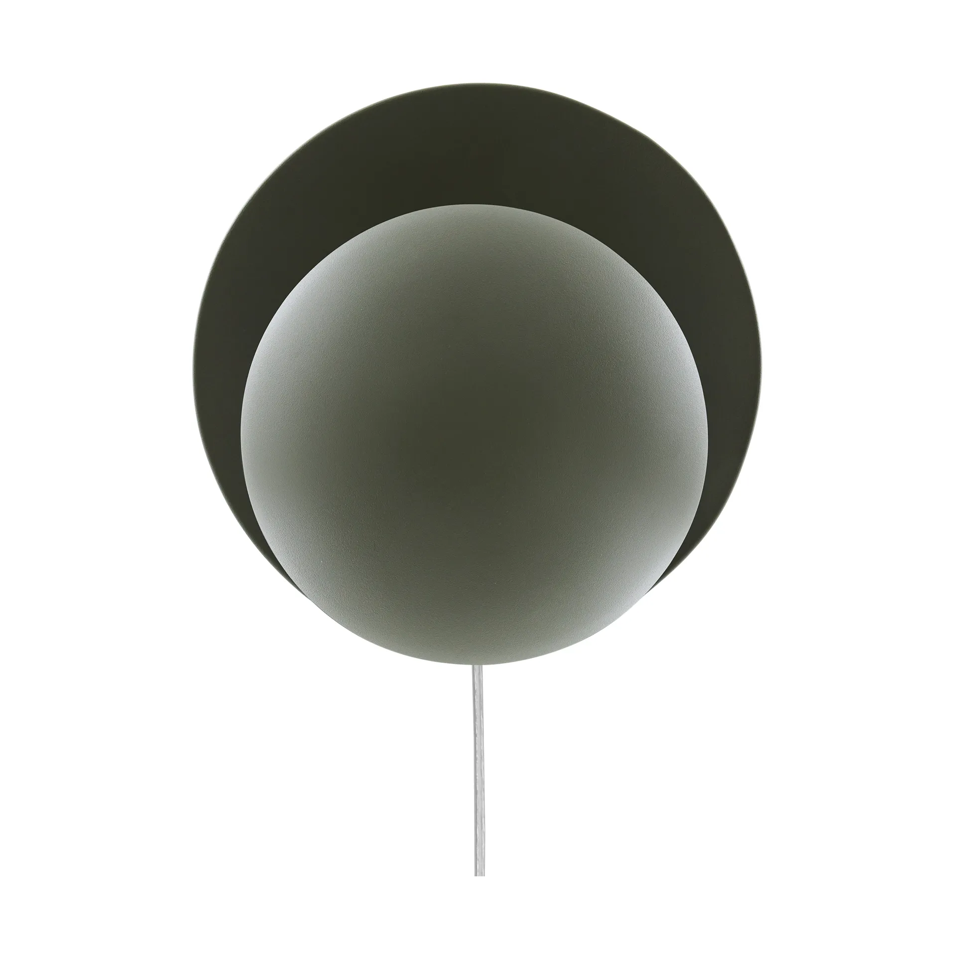 Lámpara de pared Orbit, Verde musgo Globen Lighting