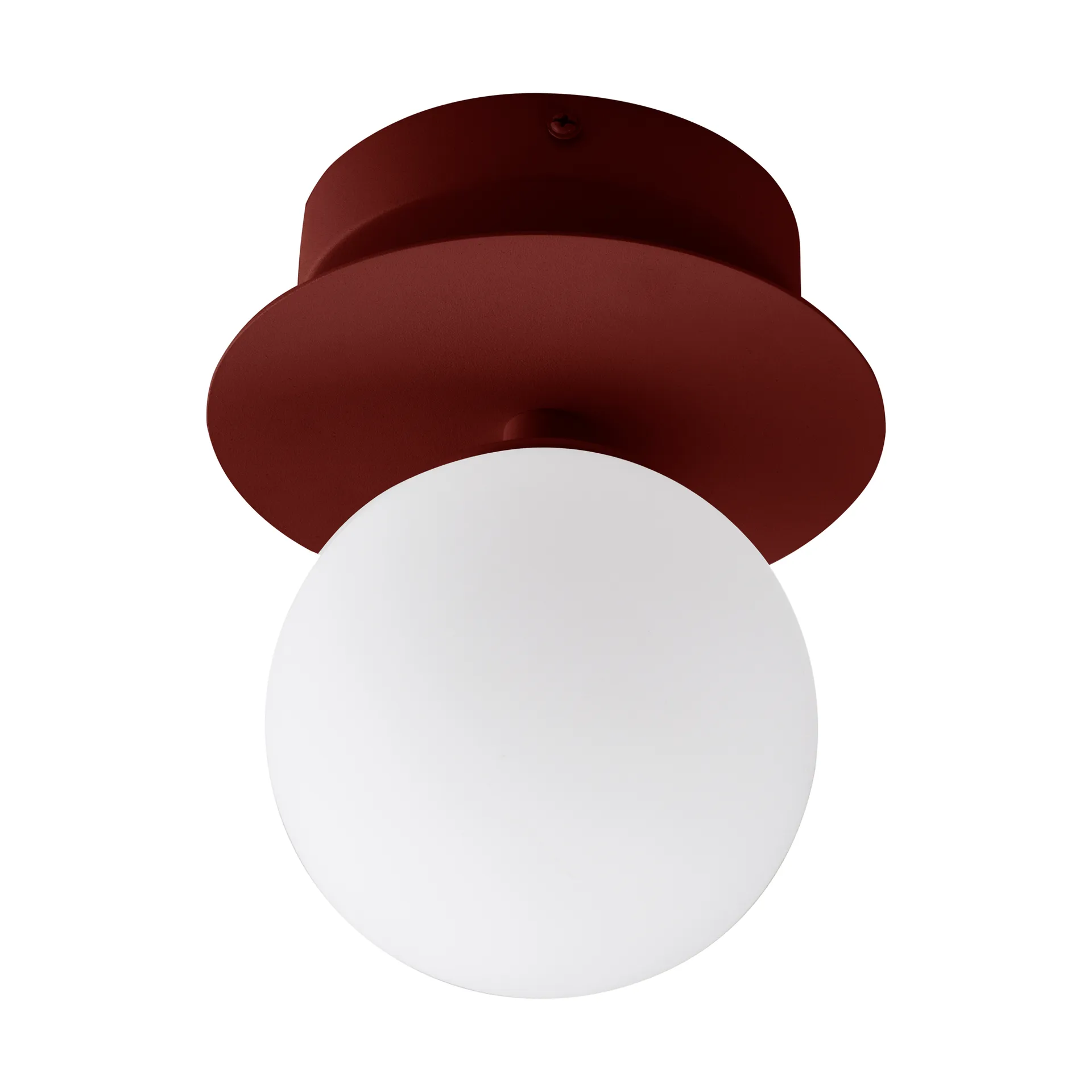Lámpara de pared / Plafón Art Deco, Rojo-Blanco Globen Lighting