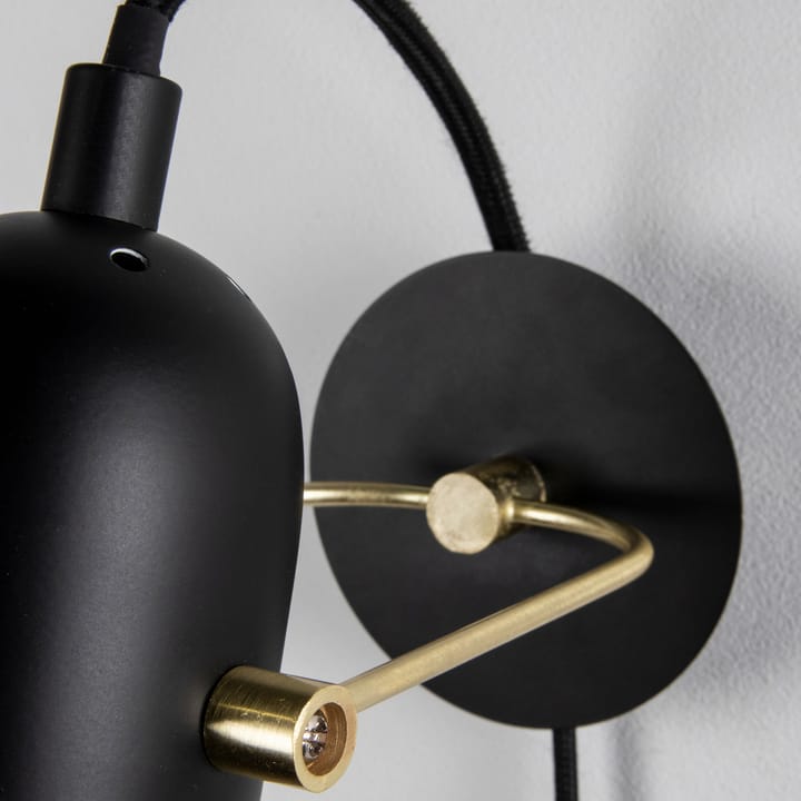 Lámpara de pared Swan Mini, negro Globen Lighting