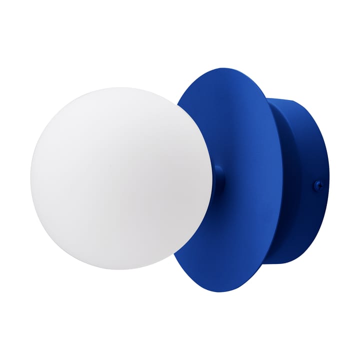 Lámpara de pared/plafón Art Deco IP44 - Azul-blanco - Globen Lighting