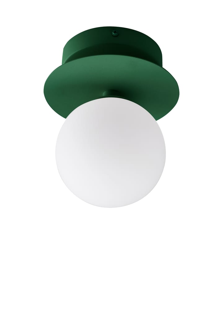 Lámpara de pared/plafón Art Deco IP44 - Verde-blanco - Globen Lighting