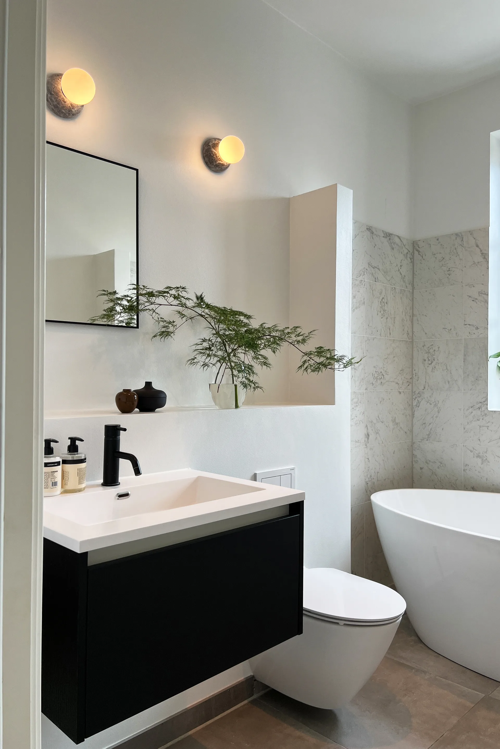 Lámpara de pared/plafón Torrano 13 cm, Gris Globen Lighting