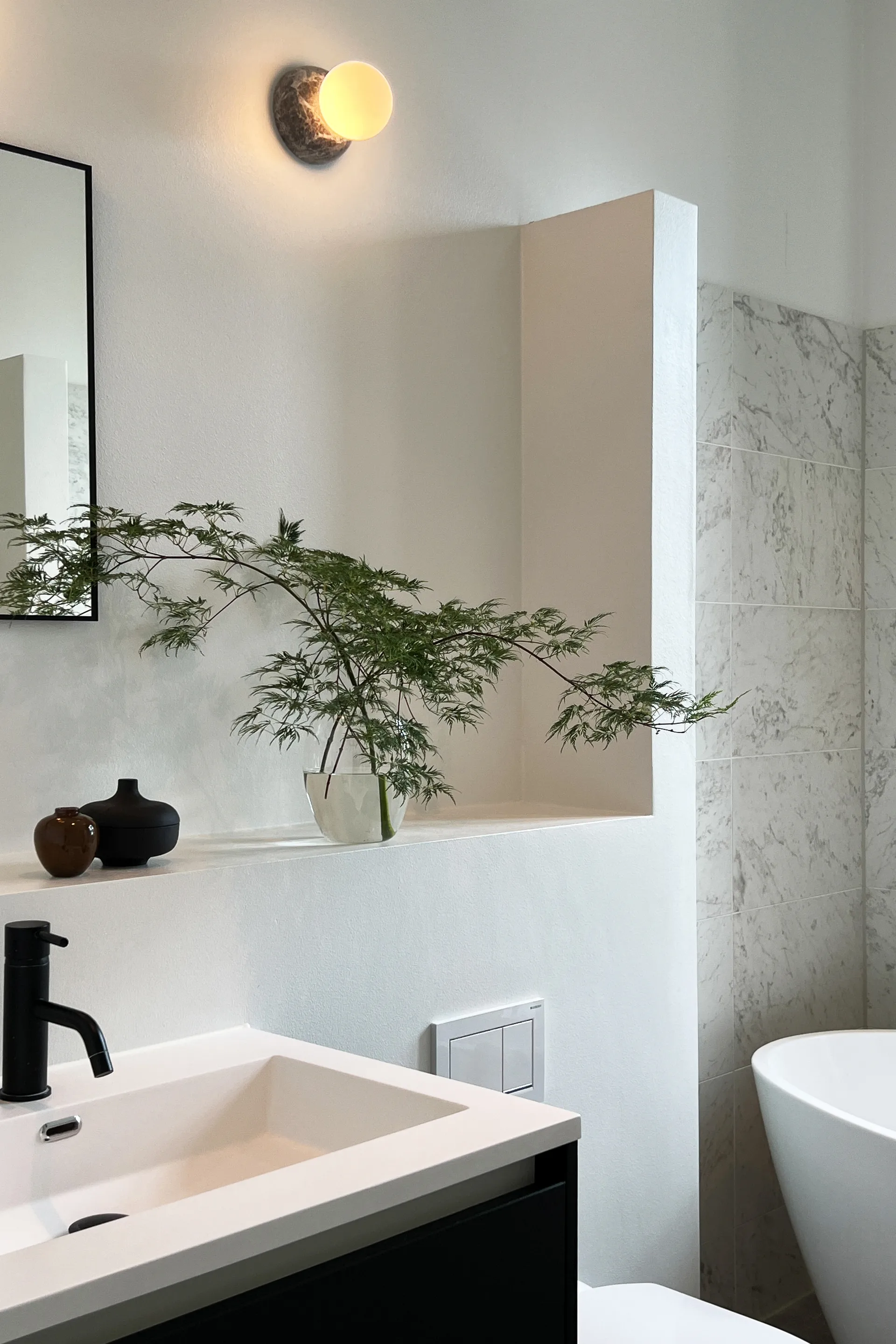 Lámpara de pared/plafón Torrano 13 cm, Gris Globen Lighting