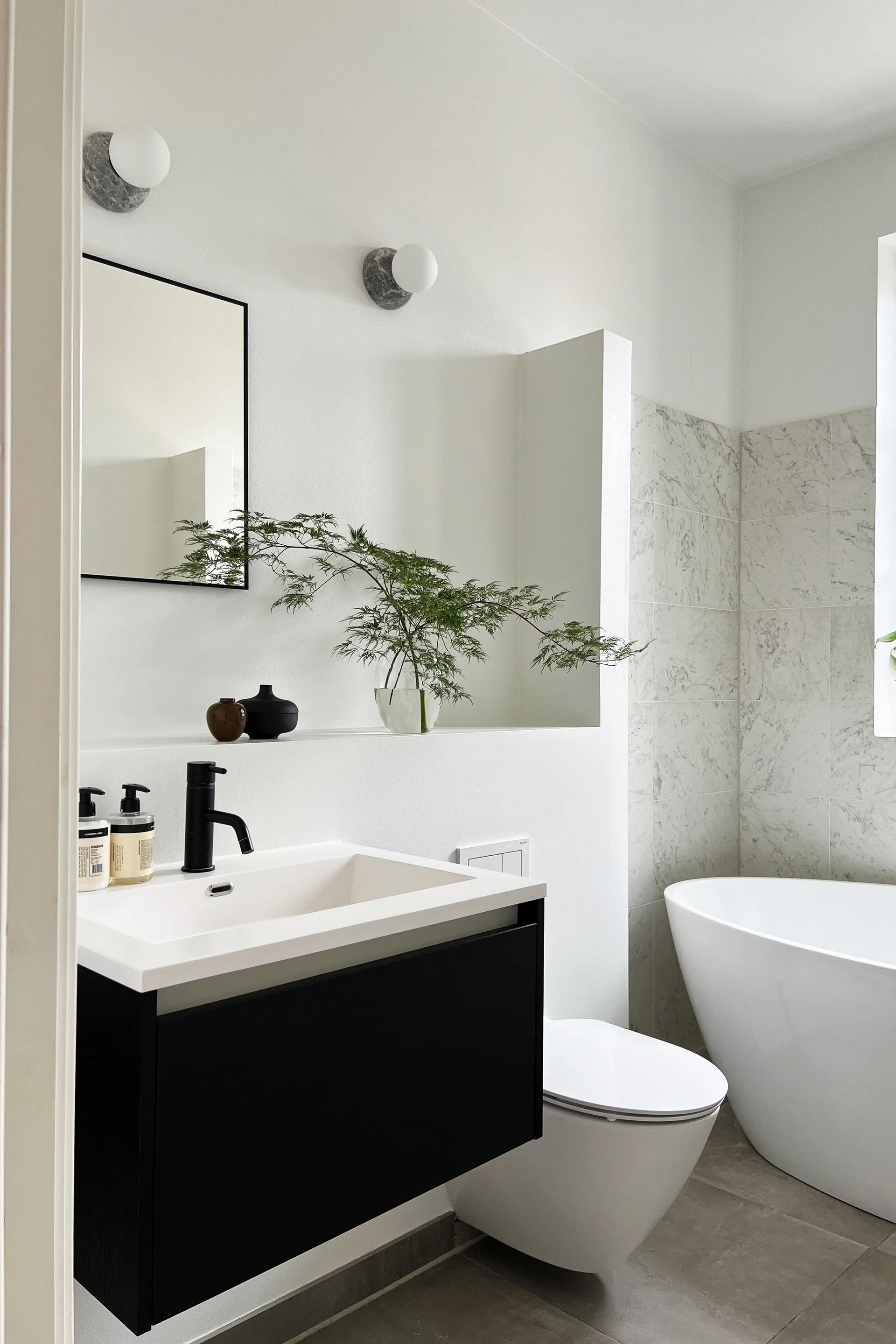 Lámpara de pared/plafón Torrano 13 cm, Gris Globen Lighting