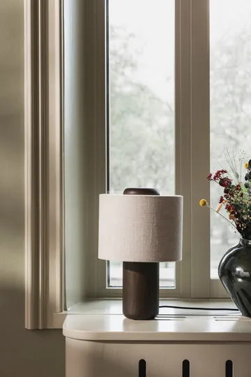 Lámpara de pie Bosco  - Roble teñido en marrón - Globen Lighting