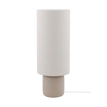 Lámpara de pie Florian  - Blanco bouclé/beige, Ø30 × 80 cm - Globen Lighting
