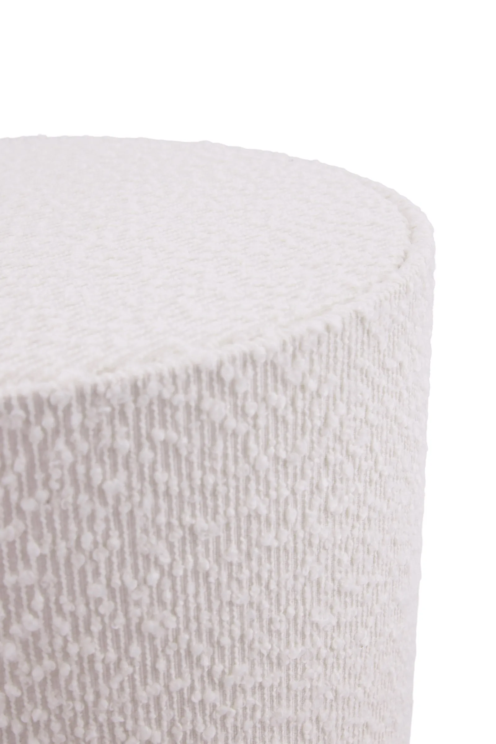 Lámpara de pie Florian , Blanco bouclé/beige, Ø30 × 80 cm Globen Lighting