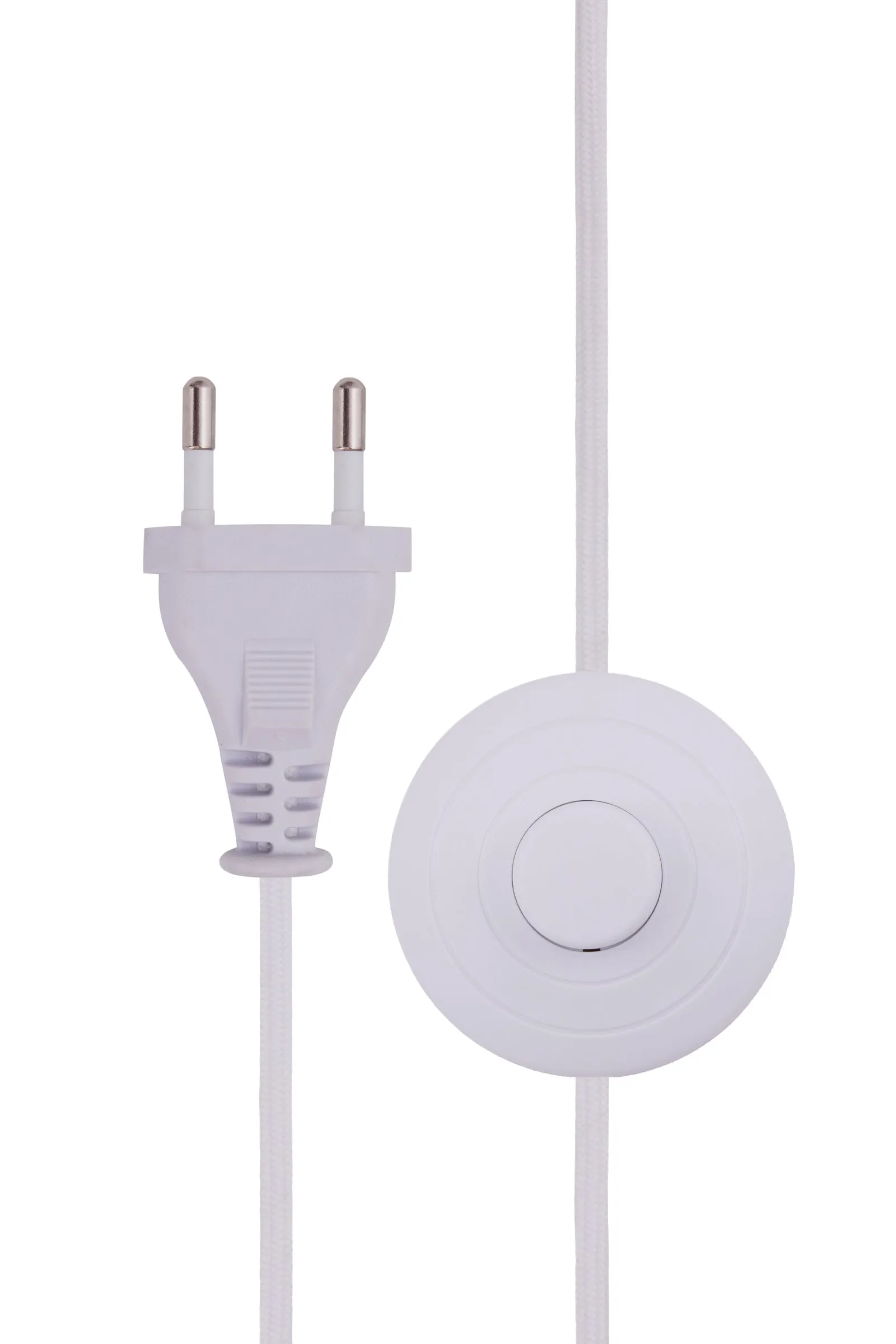 Lámpara de pie Florian , Blanco bouclé/beige, Ø30 × 80 cm Globen Lighting