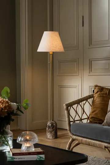 Lámpara de pie Gino  - Mármol marrón - Globen Lighting