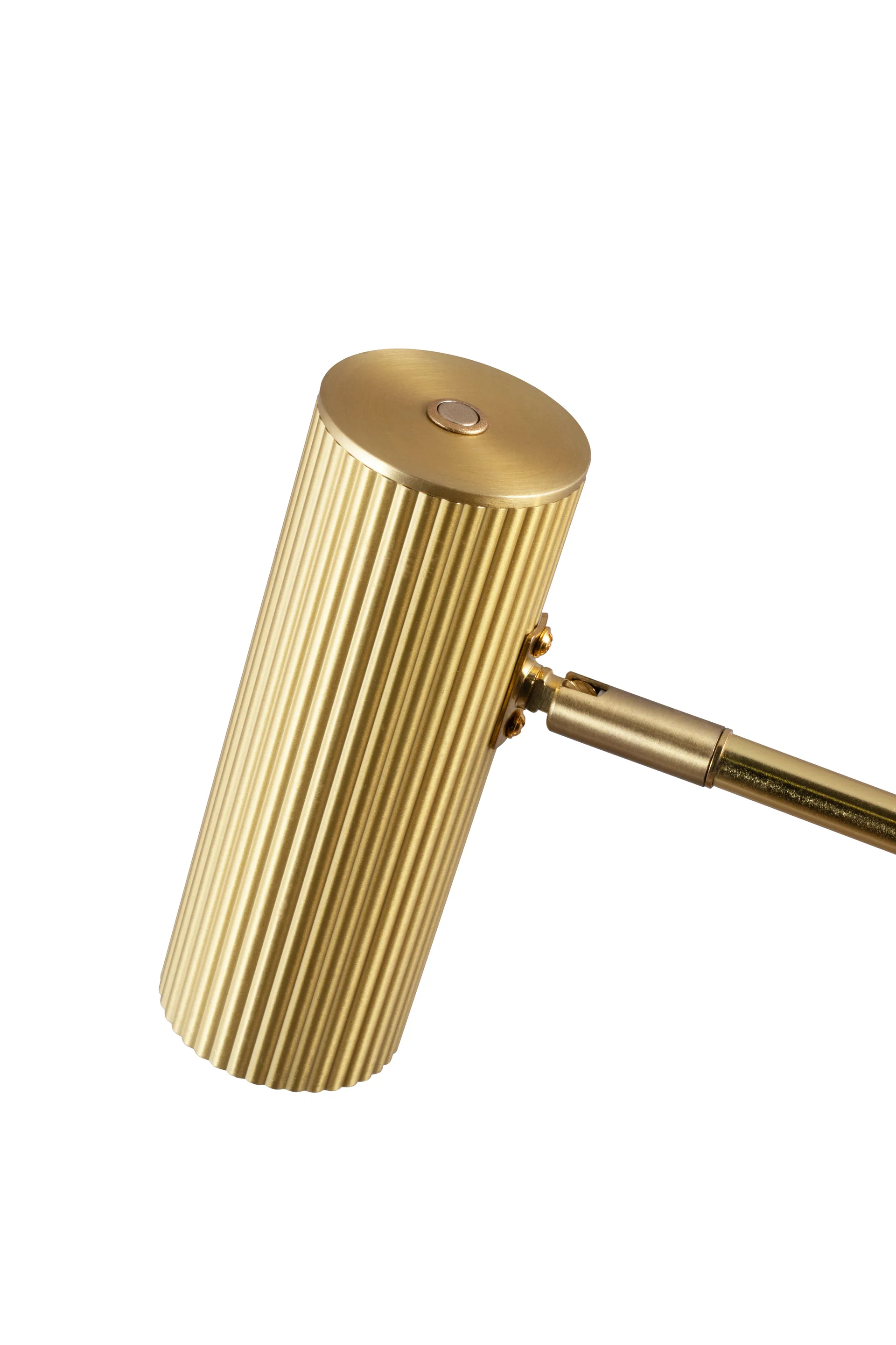 Lámpara de pie Hubble Read, Latón cepillado Globen Lighting