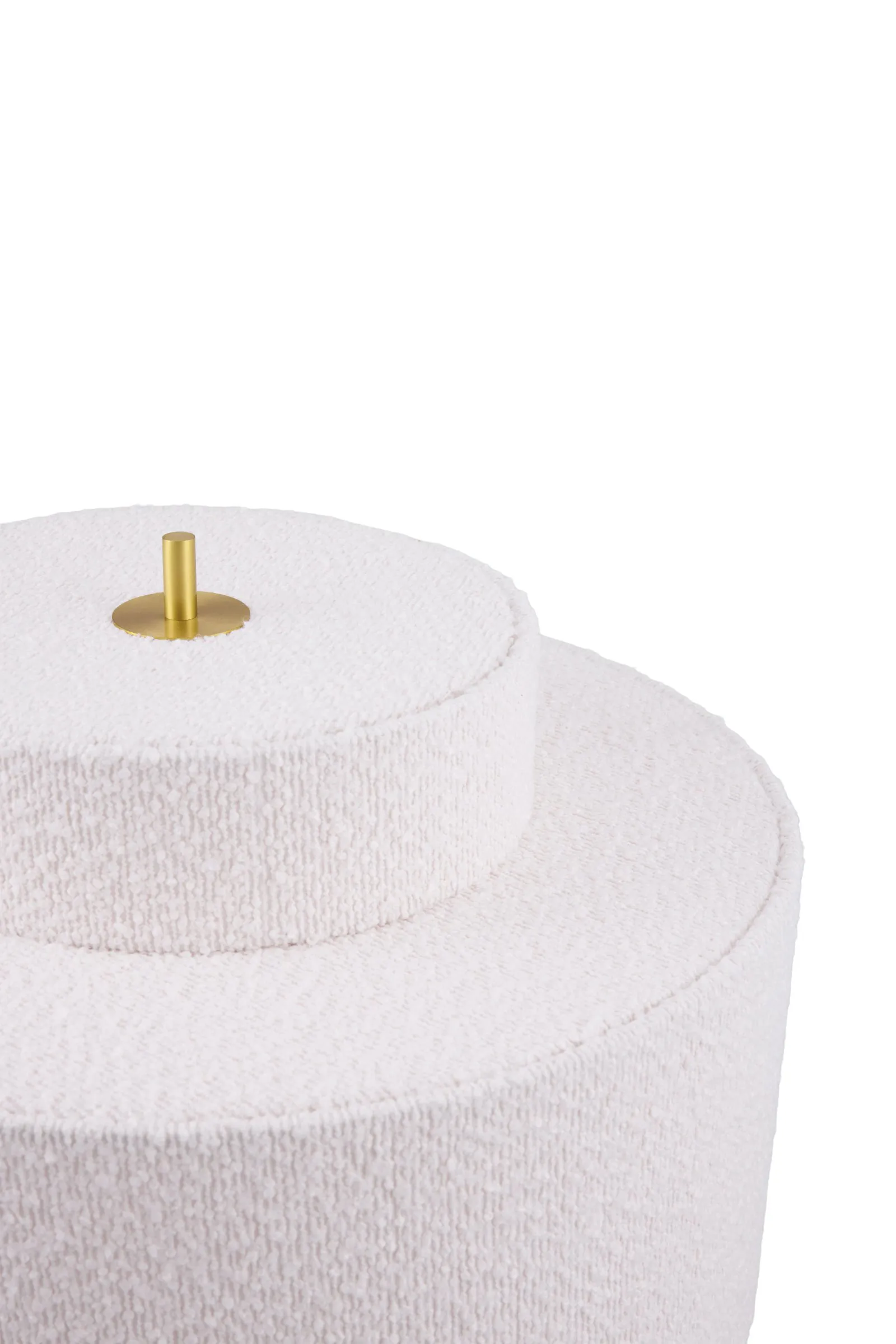 Lámpara de pie Noah , Blanco bouclé, Ø45 x 88 cm Globen Lighting