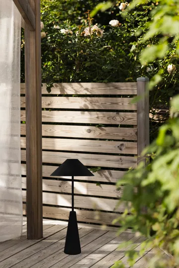 Lámpara de pie portátil Cannes - Negro - Globen Lighting