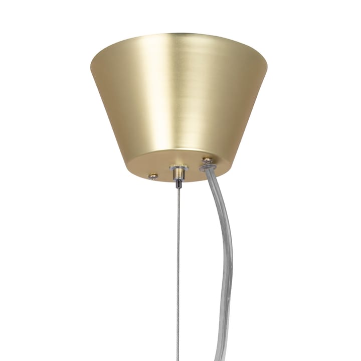 Lámpara de techo Art Deco, latón-vidrio opal Globen Lighting